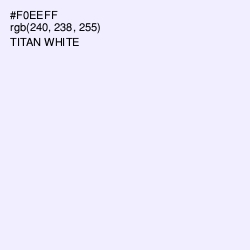 #F0EEFF - Titan White Color Image